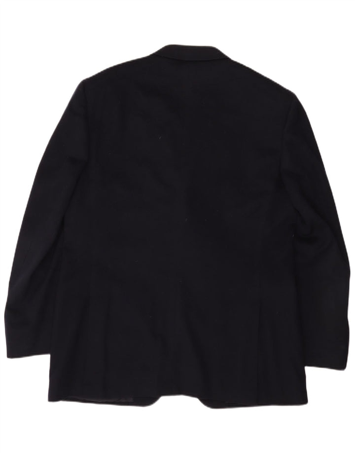 Canali Veste Blazer 3 Boutons Homme IT 52 XL Bleu Marine Laine