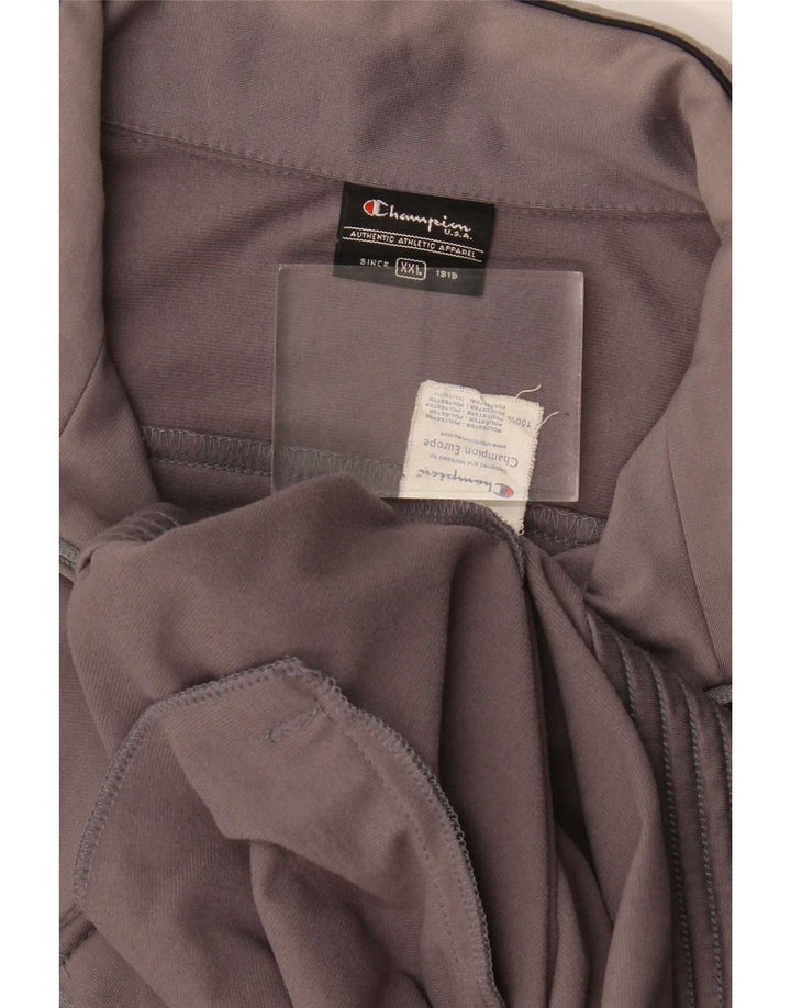 Champion Veste de survêtement pour homme 2XL Gris Polyester