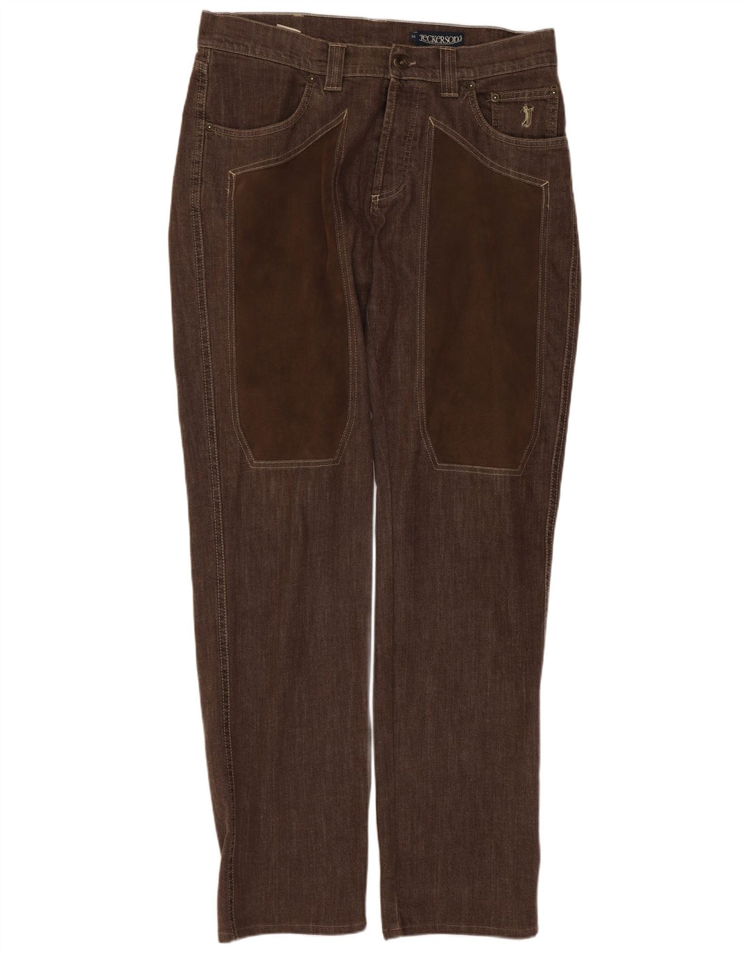 Jeckerson Jean Regular Homme W30 L32 Marron Coton