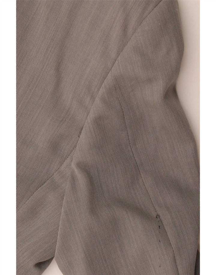 Trussardi Veste Blazer 3 Boutons Homme IT 50 Large Gris Laine Vierge
