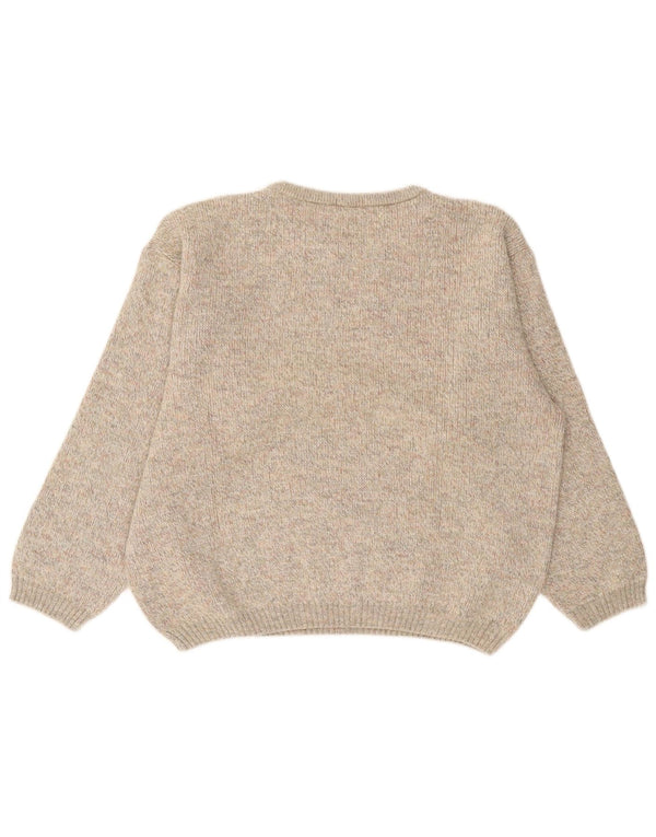 Liabel Pull col bateau pour femme UK 16 Large Gris Floral