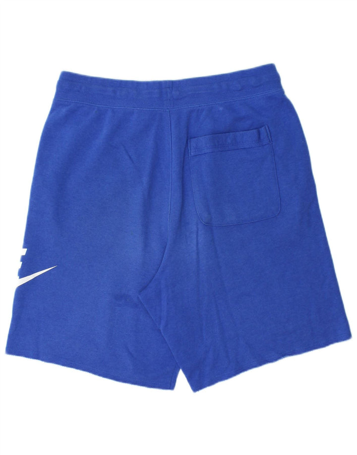 Nike Short de sport graphique en coton bleu moyen pour homme