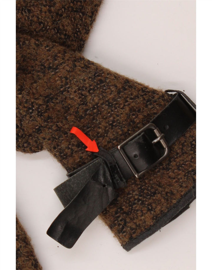 Tenax Manteau croisé femme IT 40 petit coton moucheté marron