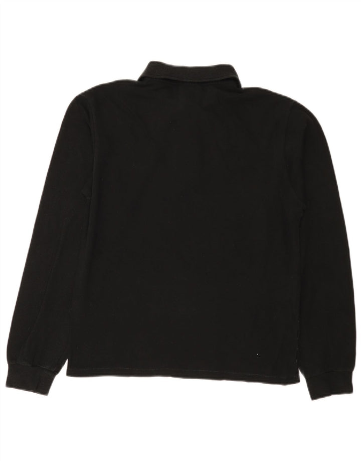 Lacoste Polo à manches longues pour homme Taille 3 Petit Noir