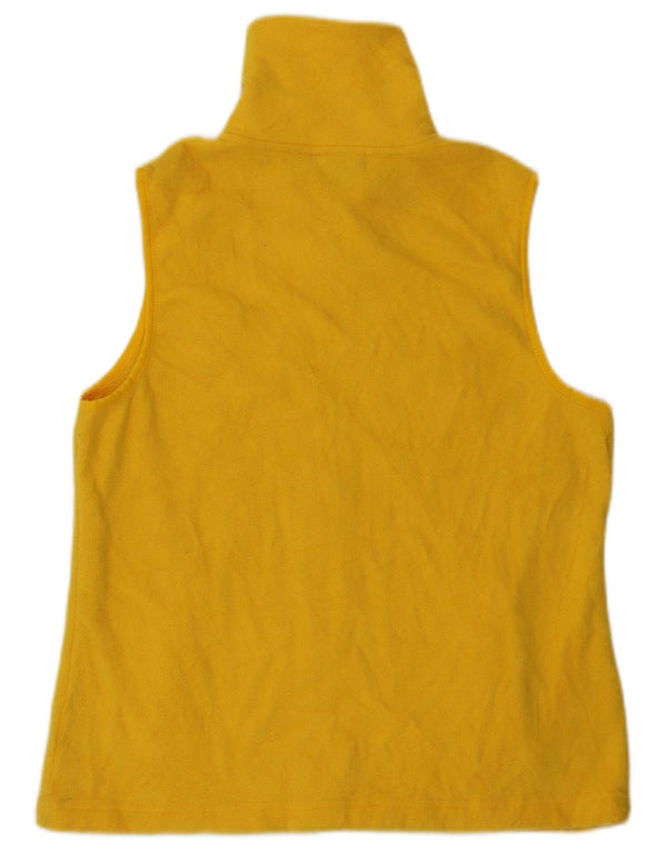 Chaps Gilet Polaire Femme UK 16 Large Jaune Polyester