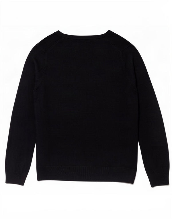 Marks & Spencer Womens Cardigan Sweater UK 16 Large Navy Blue Acrylic