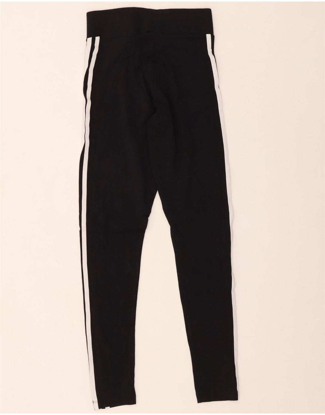 ADIDAS Leggings Femme UK 6 XS Noir Coton