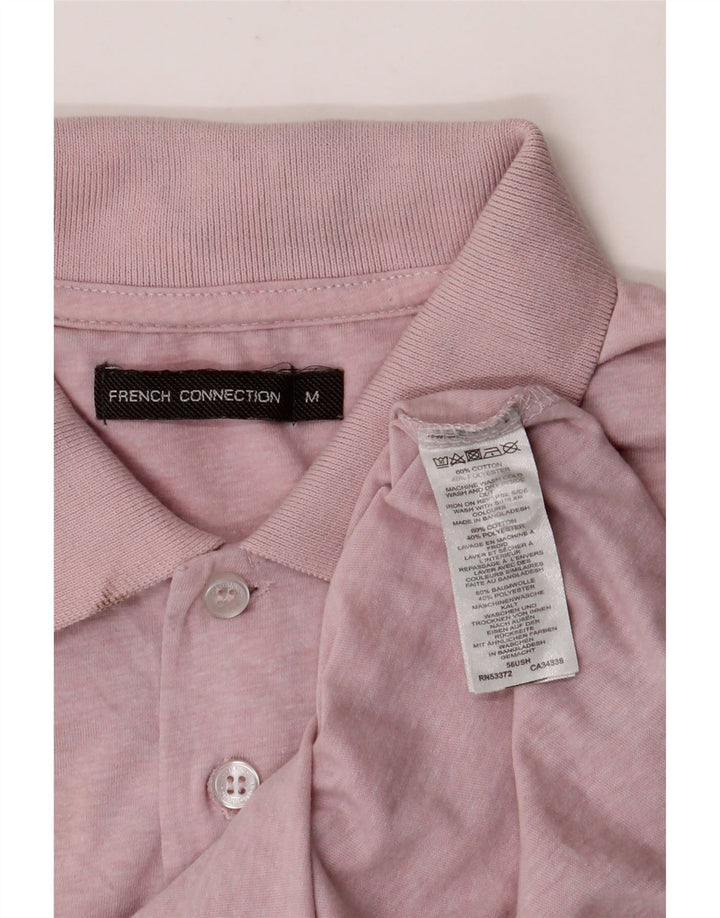 FRENCH CONNECTION Polo Homme Rose Moyen Coton