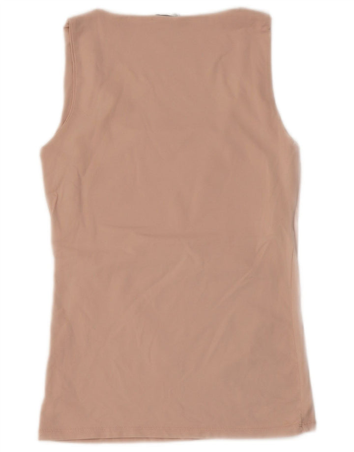 Zara Débardeur Femme UK 12 Rose Moyen