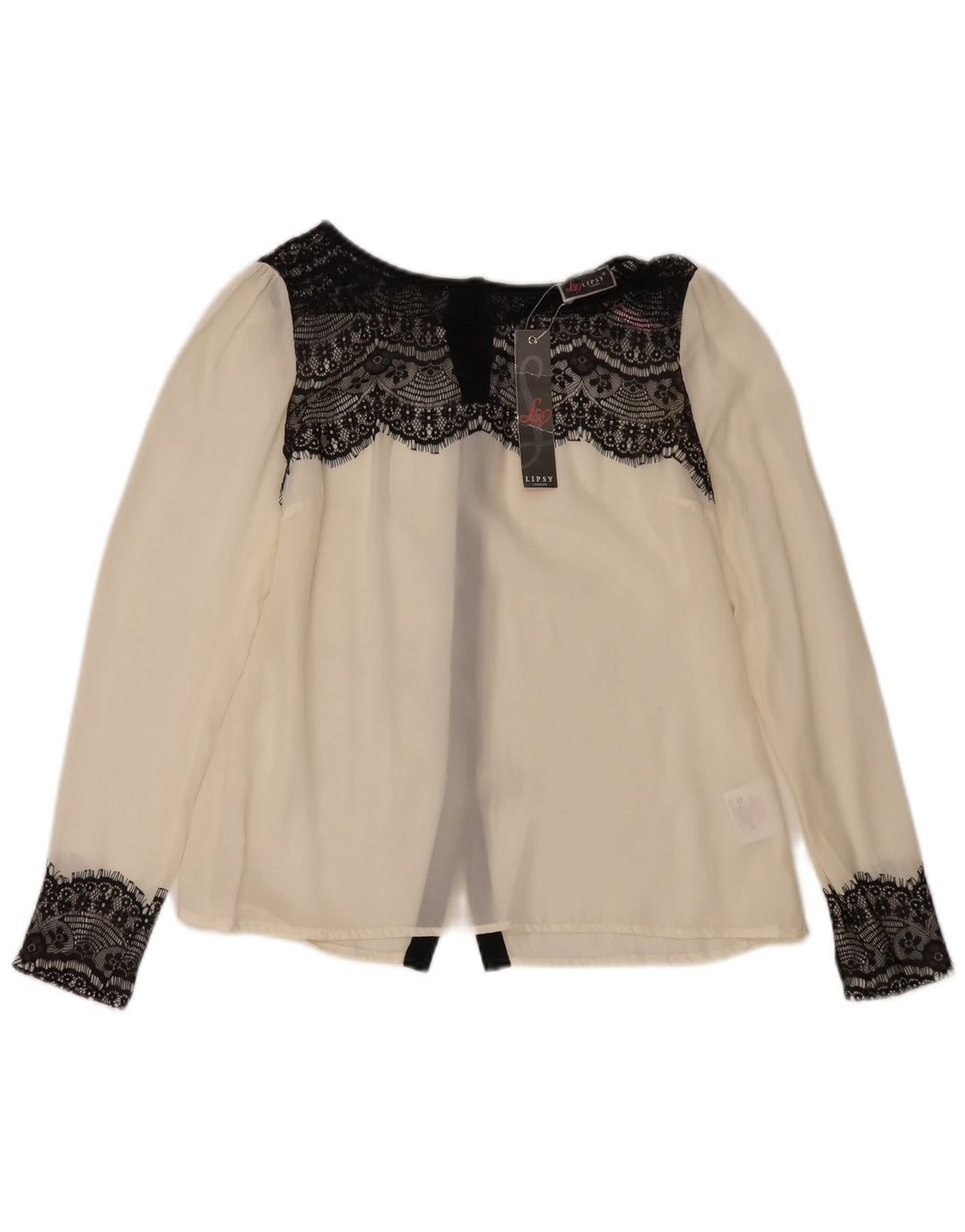 Lipsy Femme Chemisier UK 42 Medium Blanc Floral Polyester