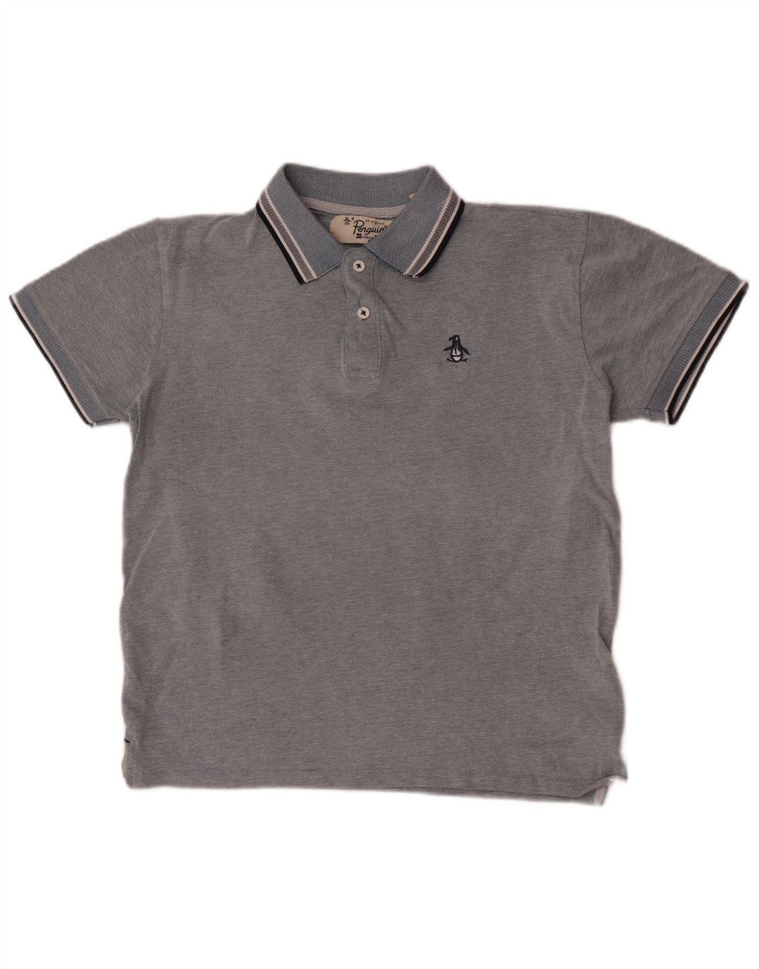 Penguin Polo Regular Fit Homme Gris Moyen Coton