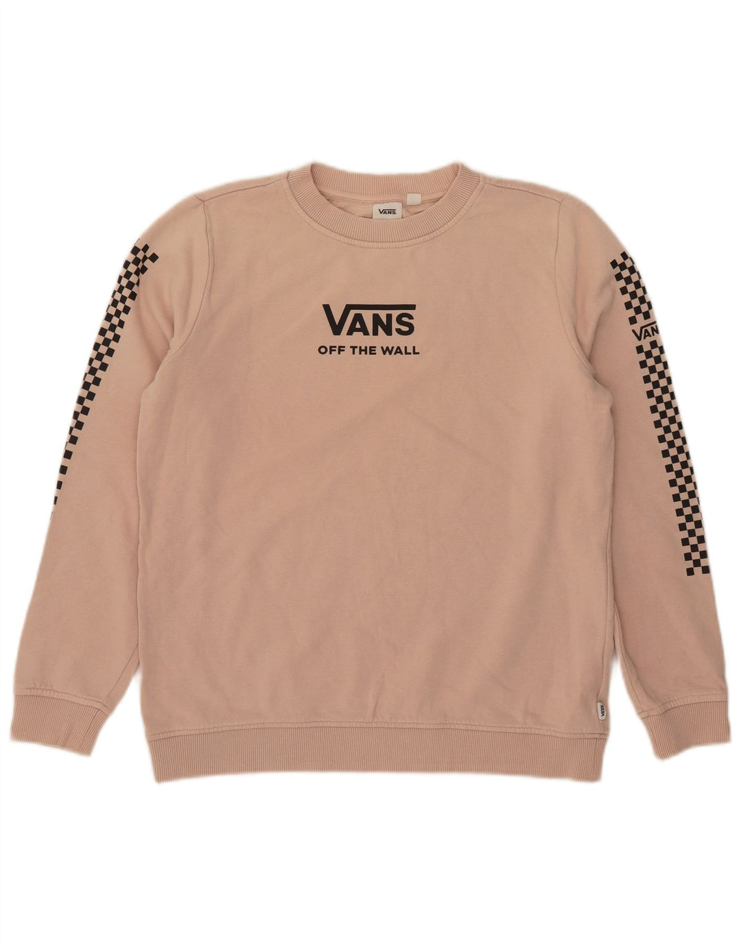 Vans Sweat-shirt surdimensionné graphique pour femme UK 10 Petit Rose