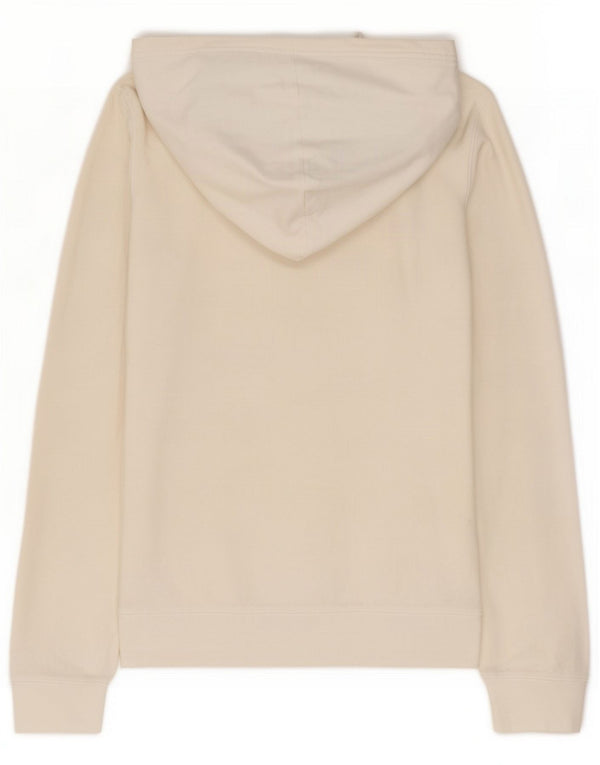 Woolrich Pull à capuche pour femme UK 10 Small White Cotton