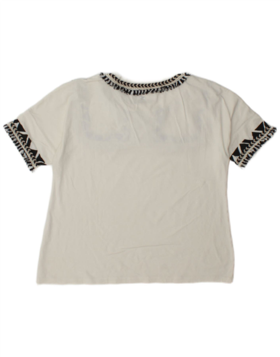 T-shirt pour femme Max Mara UK 12 Medium Blanc