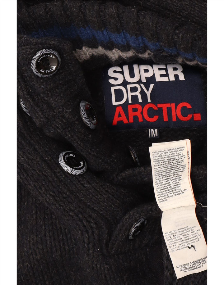Superdry Pull à capuche pour homme Bleu marine moyen Acrylique