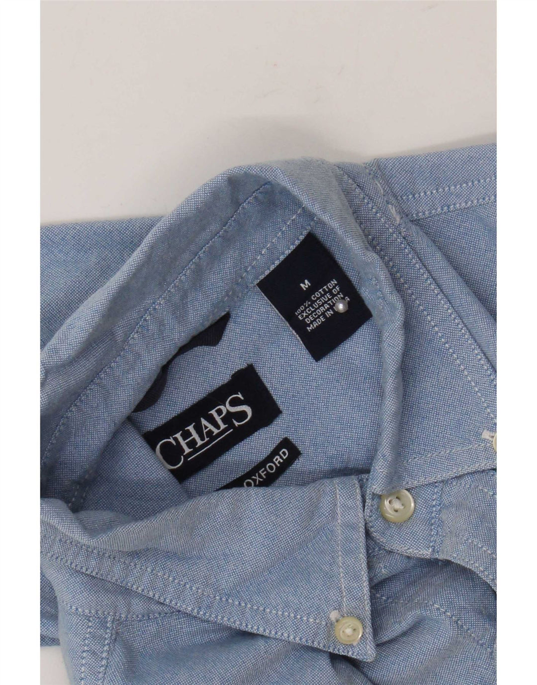Chaps Chemise Homme Bleu Moyen Coton