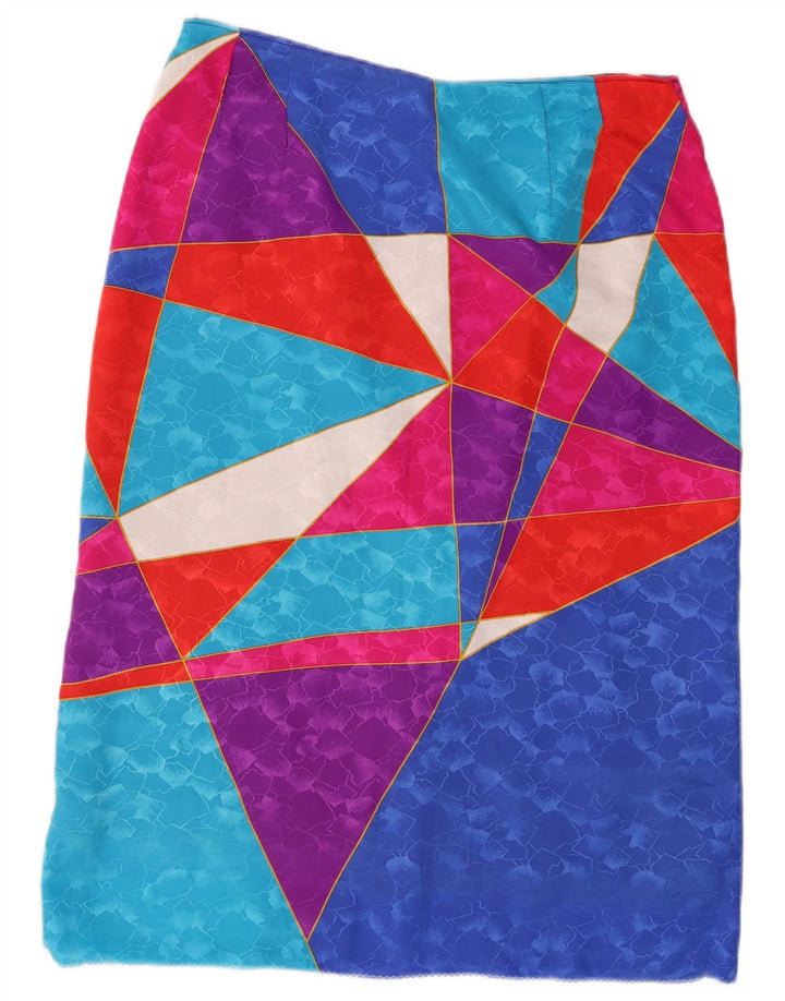jupe droite femme vintage W30 Moyenne Multicolore Géométrique