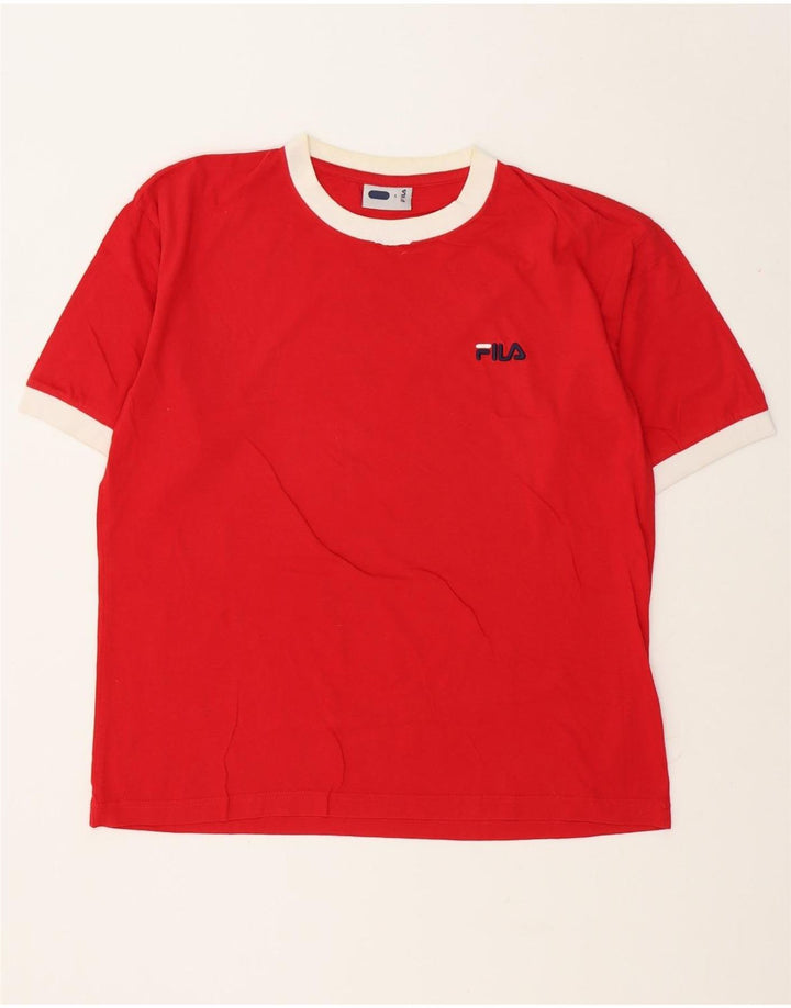 Fila T-Shirt Homme Haut Petit Rouge