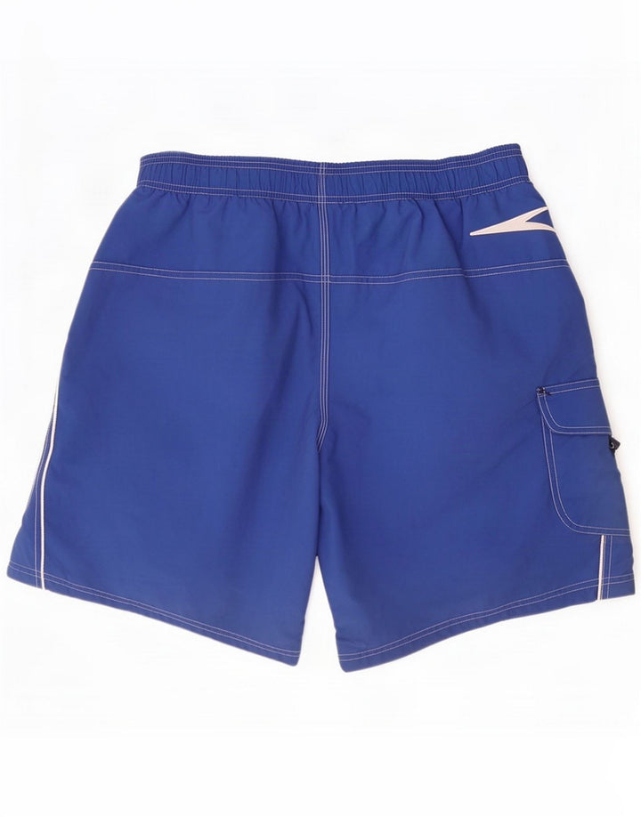 Short de bain Speedo pour homme en polyester bleu moyen