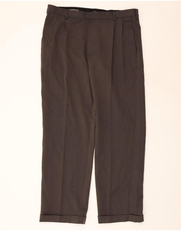 LEE Pantalon Chino Ajusté Sur Mesure Pour Homme W36 L32 Gris Polyester