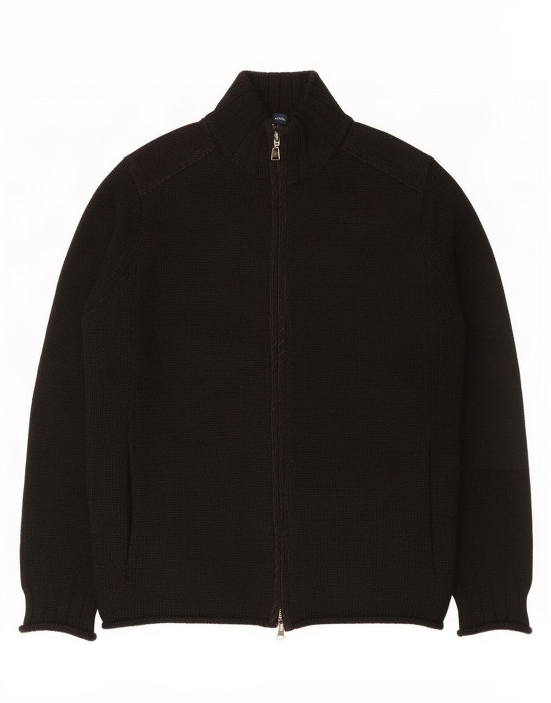 French Connection Cardigan Pull Homme Noir Moyen Laine
