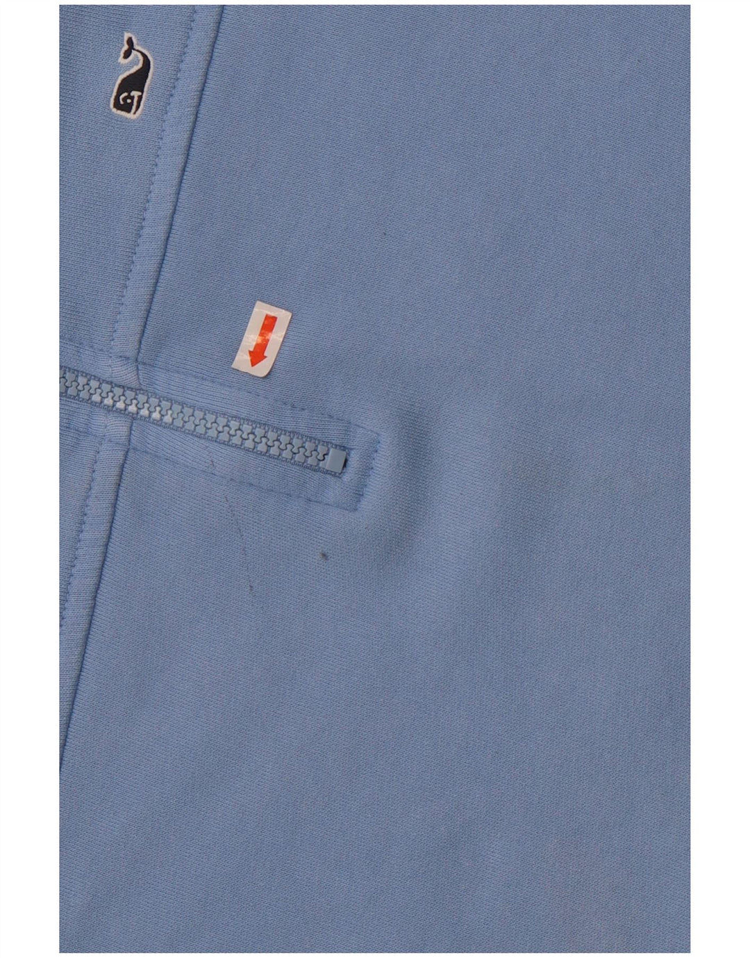 Vineyard Vines Sweat-shirt surdimensionné à col zippé pour femme UK 10 Petit Bleu