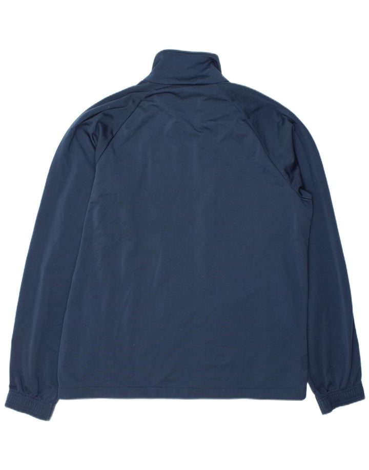 Asics Homme Survêtement Top Veste XL Bleu Marine Rayé Polyester