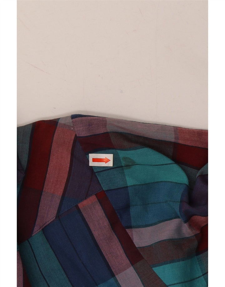 WRANGLER Mens Shirt Medium Multicoloured Striped Polyester Vintage Wrangler and Second-Hand Wrangler from Messina Hembry 