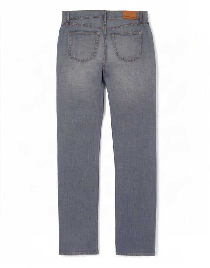 Calvin Klein Jean droit homme W33 L33 bleu coton