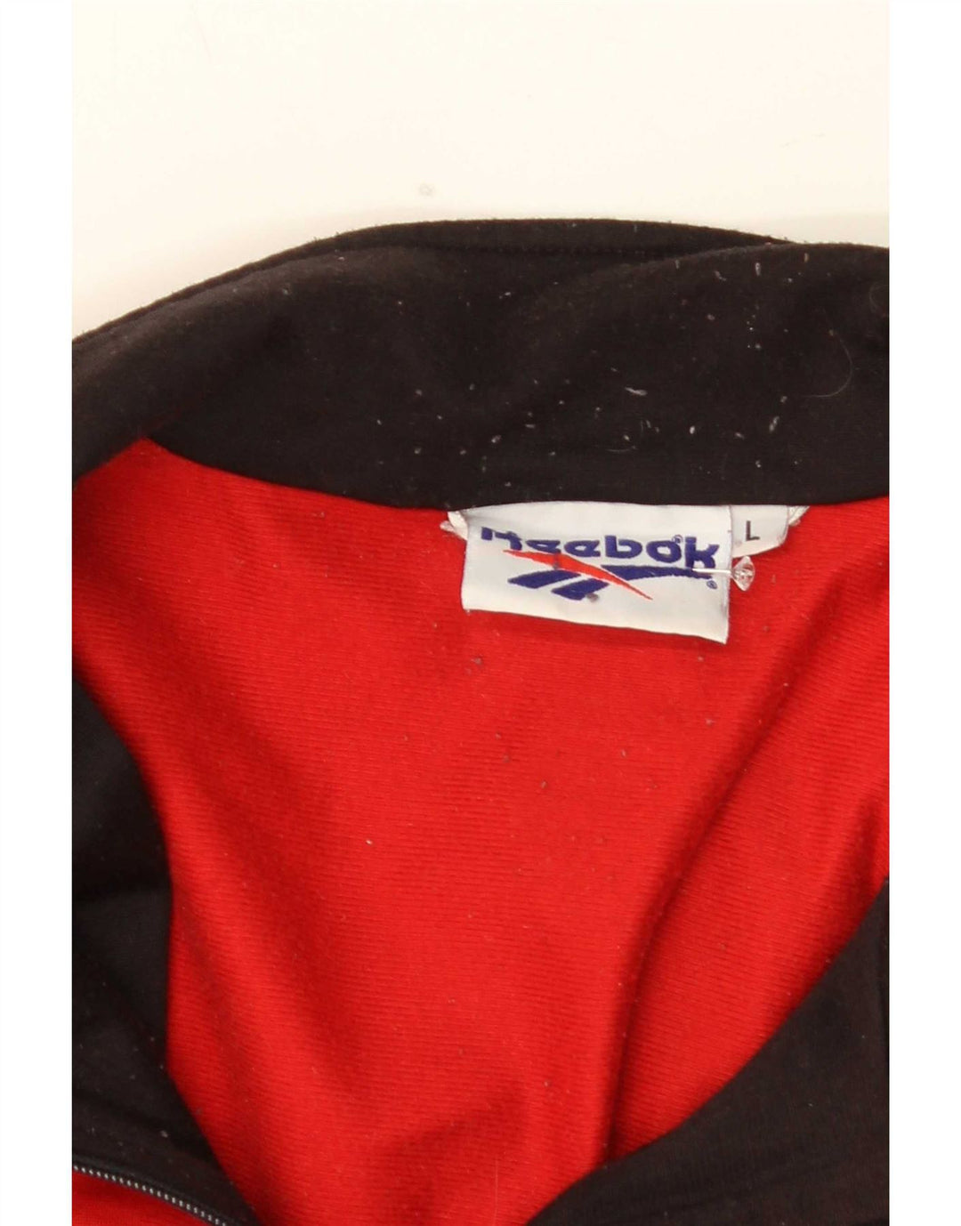 Reebok Veste de Survêtement Graphique Homme Large Rouge Colourblock