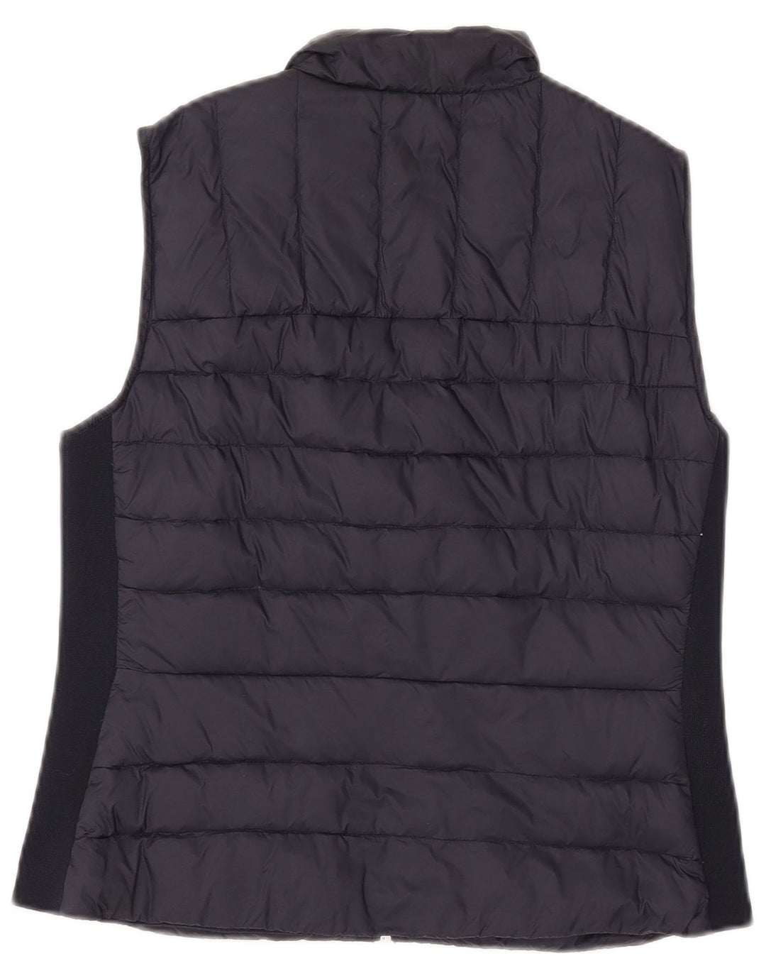 Zara Gilet rembourré pour femme UK 16 Large Nylon Noir