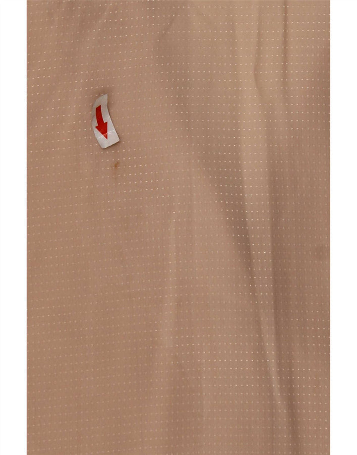 Chemisier chemise femme vintage UK 14 Beige moyen tacheté