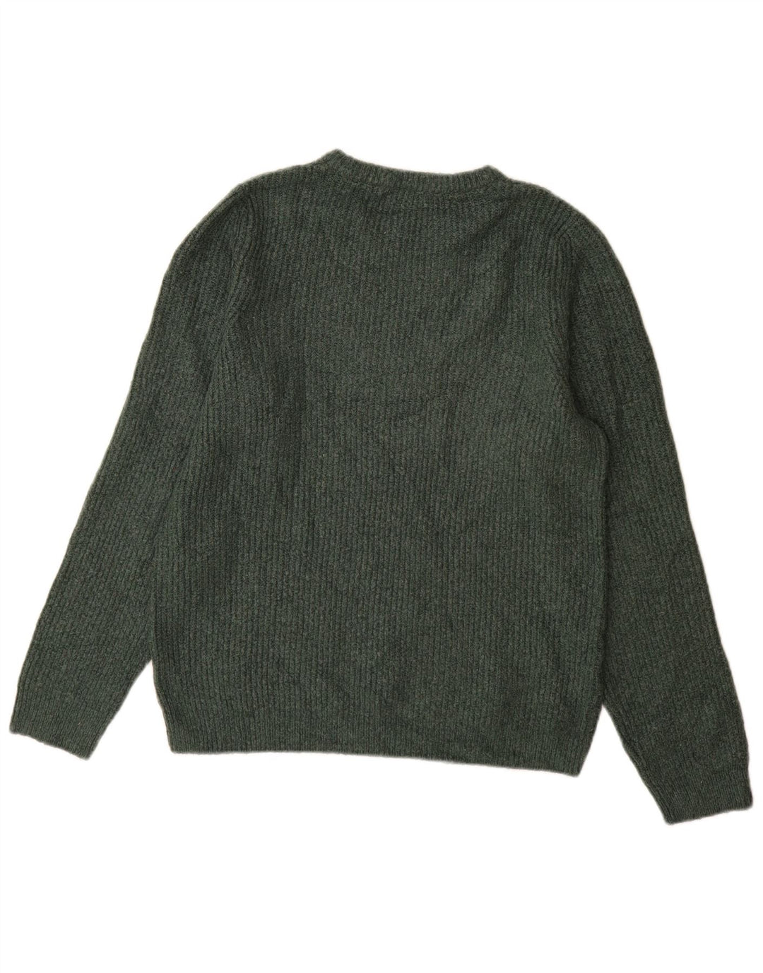 Marks & Spencer Pull Col Ras du Cou Homme Vert Moyen Acrylique