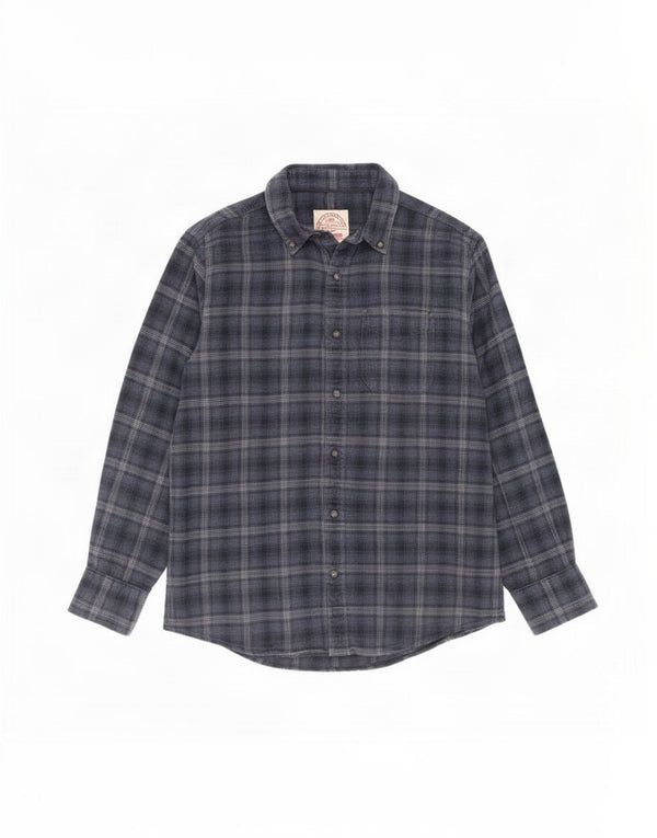 Fat Face Chemise Flanelle Homme Bleu Marine Moyen Carreaux Coton