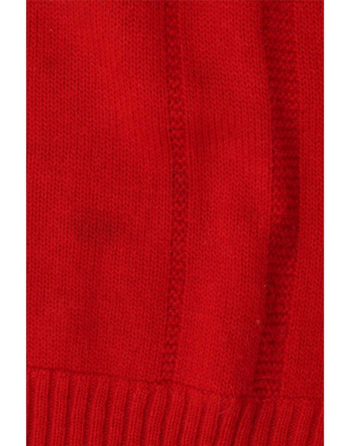 By American Pull à col rond pour homme Rouge moyen Fair Isle