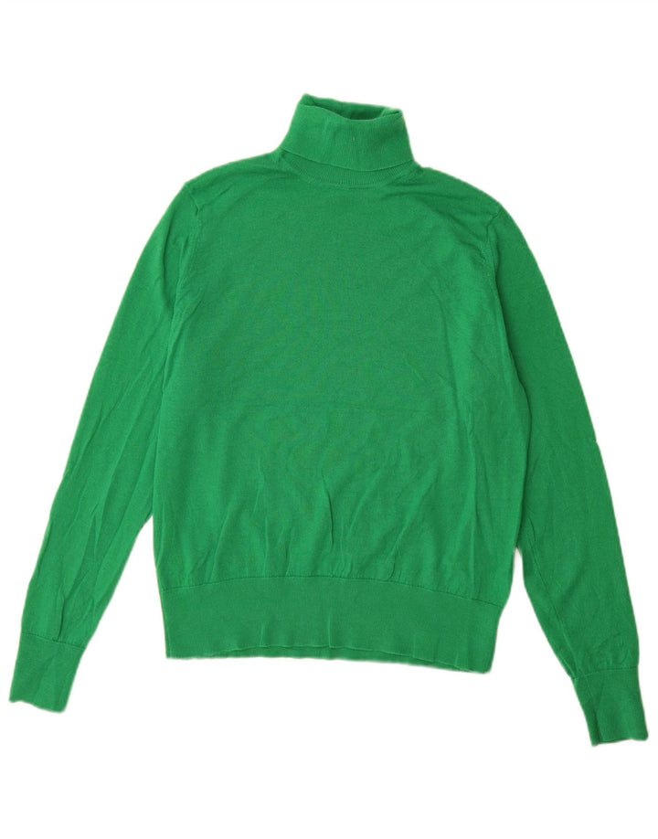Marks & Spencer Pull col roulé pour femme UK 14 Large Vert