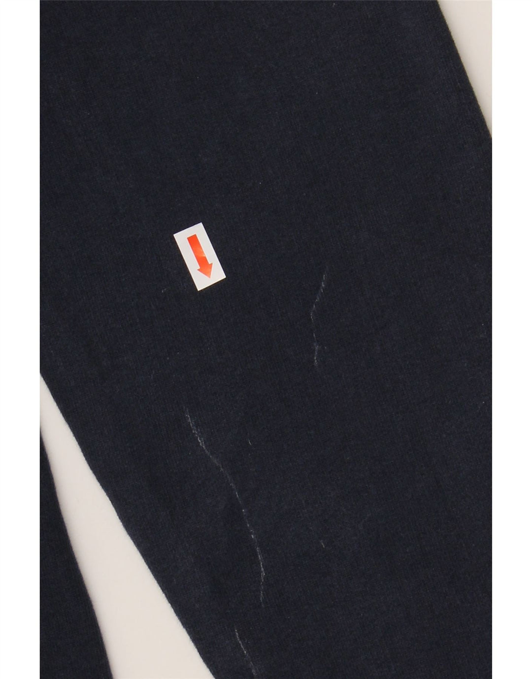 CREW CLOTHING Sweat-shirt à col zippé pour femme UK 16 Large Bleu marine