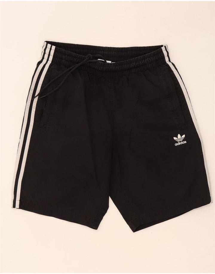 Adidas Short de sport pour homme en polyester noir moyen