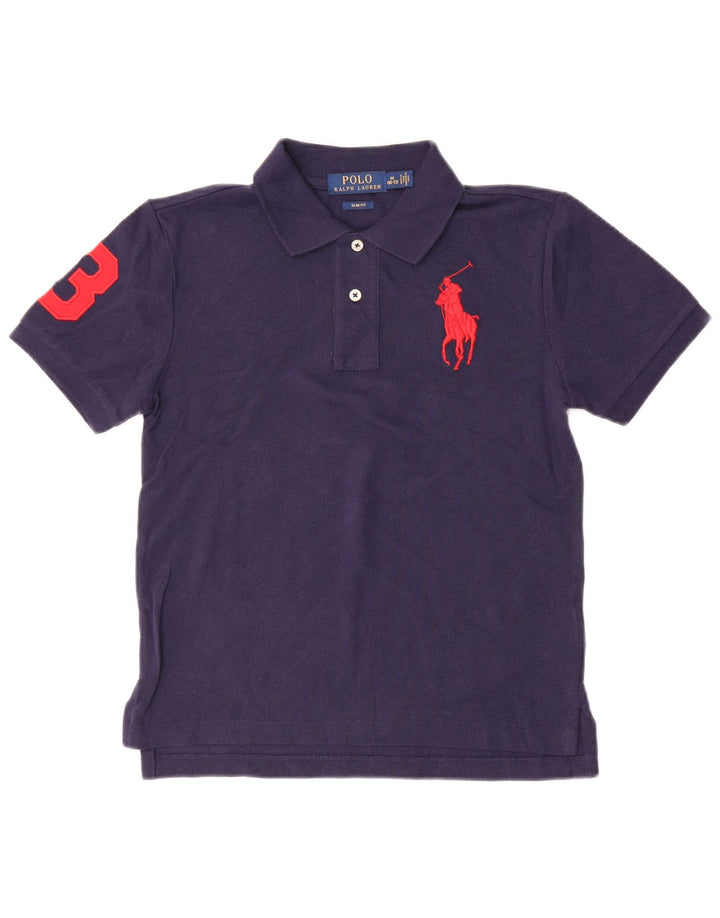 POLO RALPH LAUREN Polo Slim Fit Garçon 10-11 ans Bleu Marine Moyen