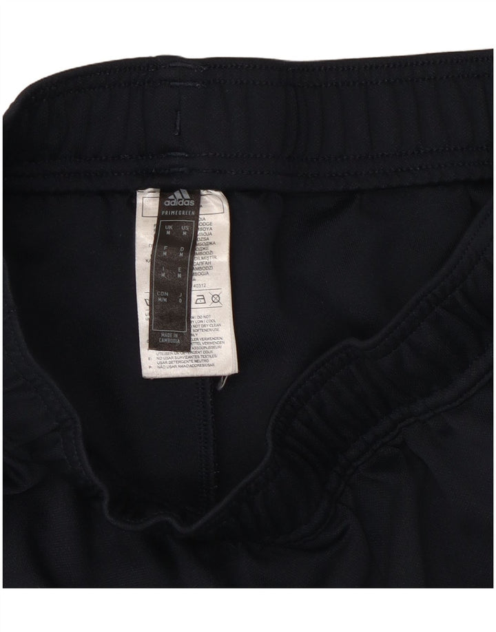 Adidas Pantalon de survêtement pour homme en polyester rayé bleu marine moyen