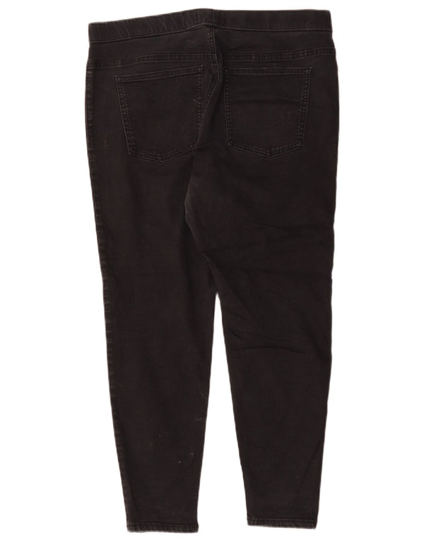 Marks & Spencer Jean court jegging pour femme UK 16 Large W32 L25 Coton noir