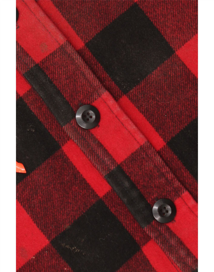 Nike Lumberjack Flannel Chemise XL Rouge Vichy Laine Homme