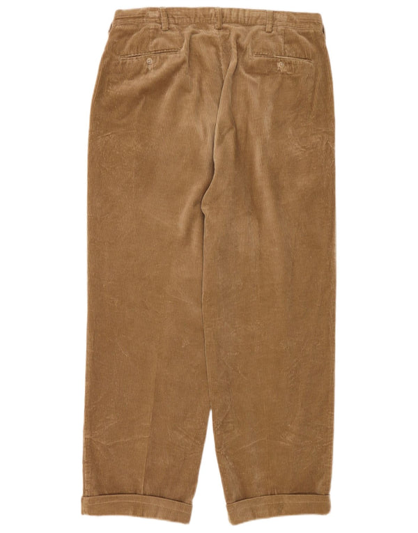 Polo Ralph Lauren Pantalon Andrew Pegged Velours Côtelé Homme W35 L31 Coton Beige