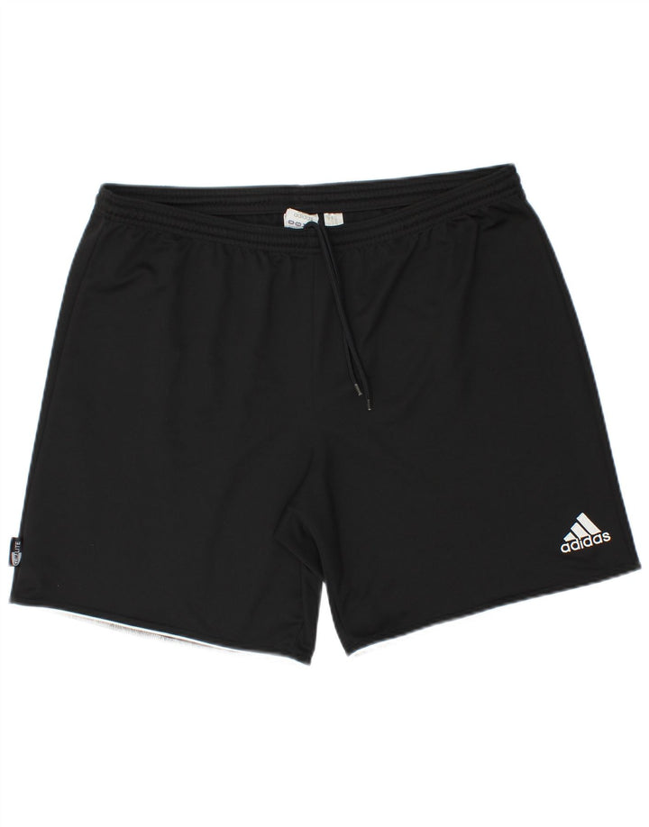 Adidas Short de sport Climalite pour homme, grand, noir, polyester