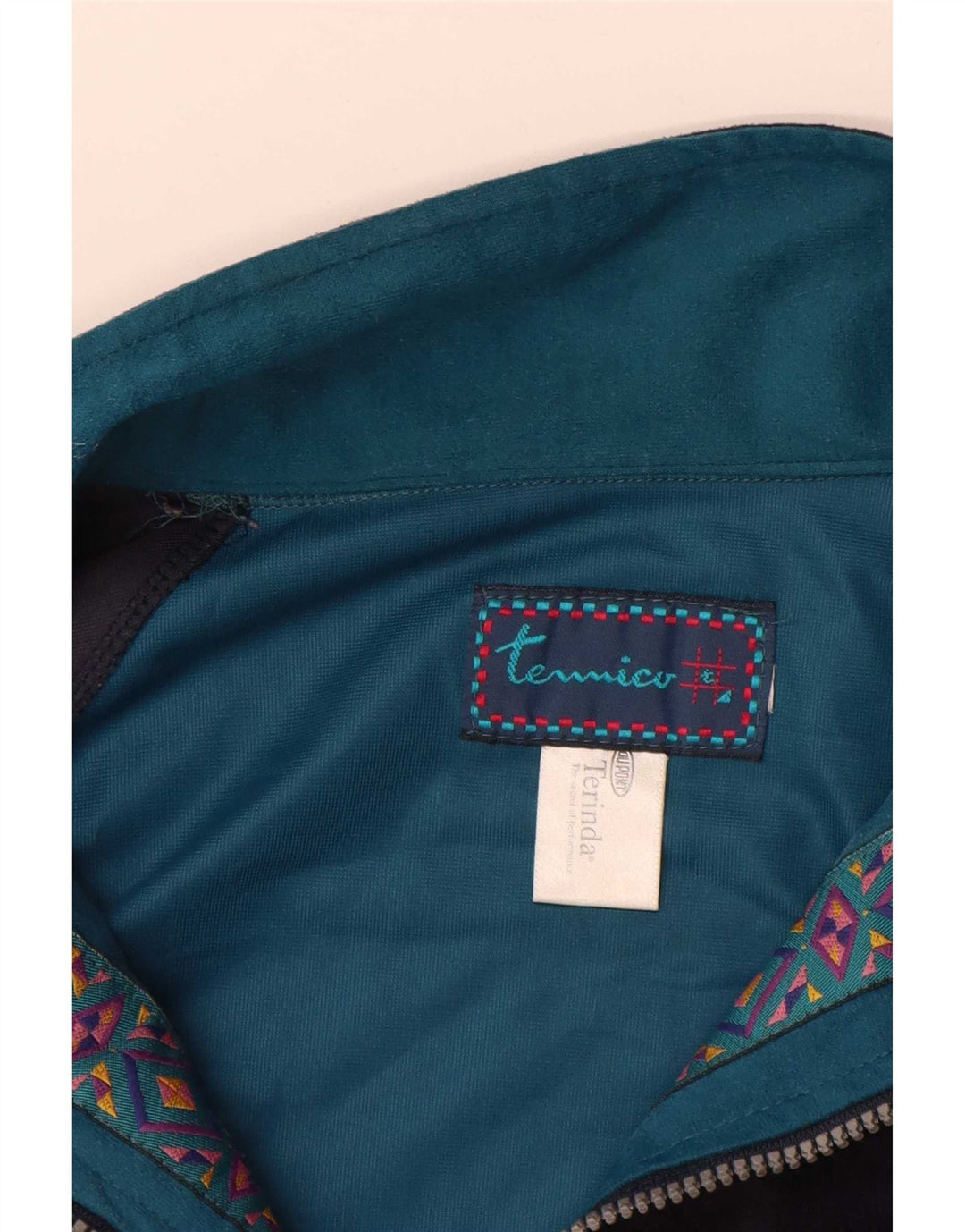 Terinda Haut de survêtement en polaire pour homme Grand color block multicolore