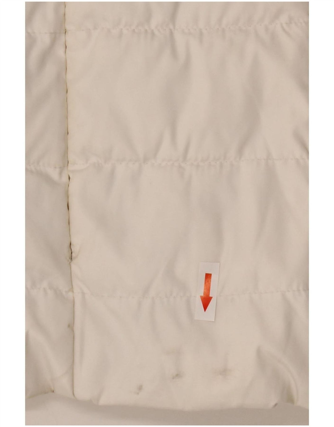 Superdry Veste matelassée à capuche pour femme UK 14 Large Blanc Polyester