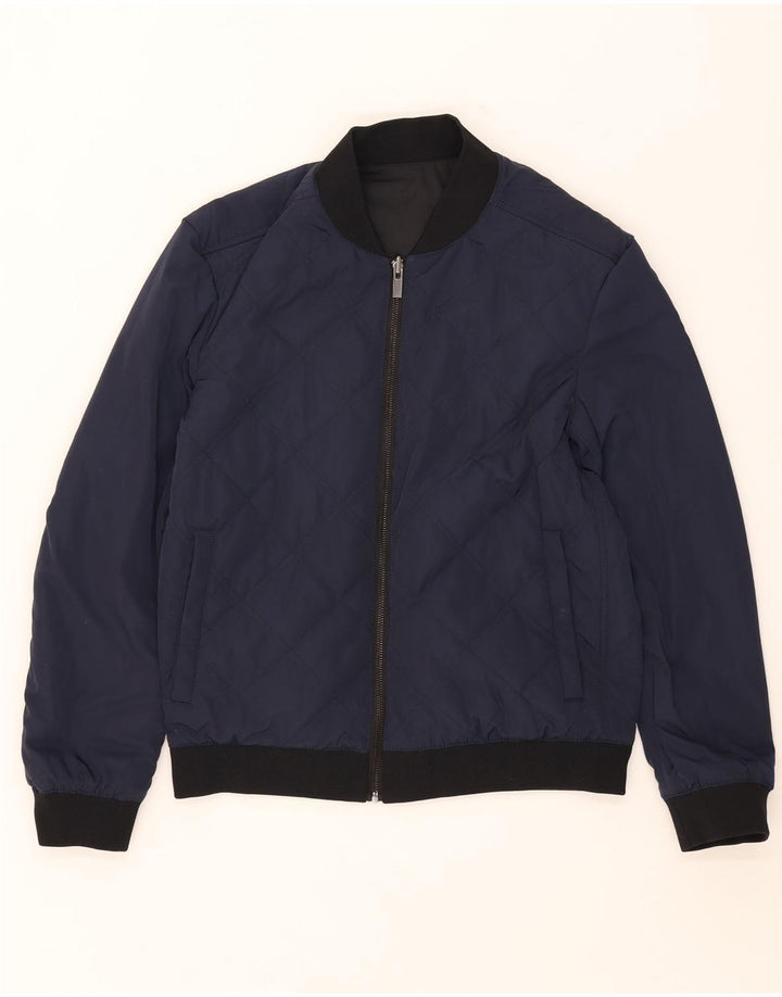 Hugo Boss Veste réversible pour homme UK 36 Small Noir Polyamide