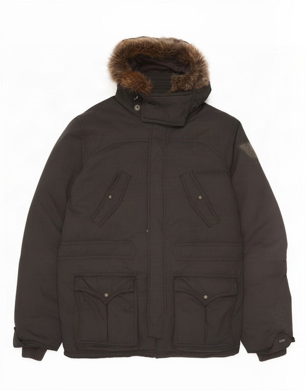 Levi's Manteau rembourré à capuche homme UK 42 XL Noir Polyester