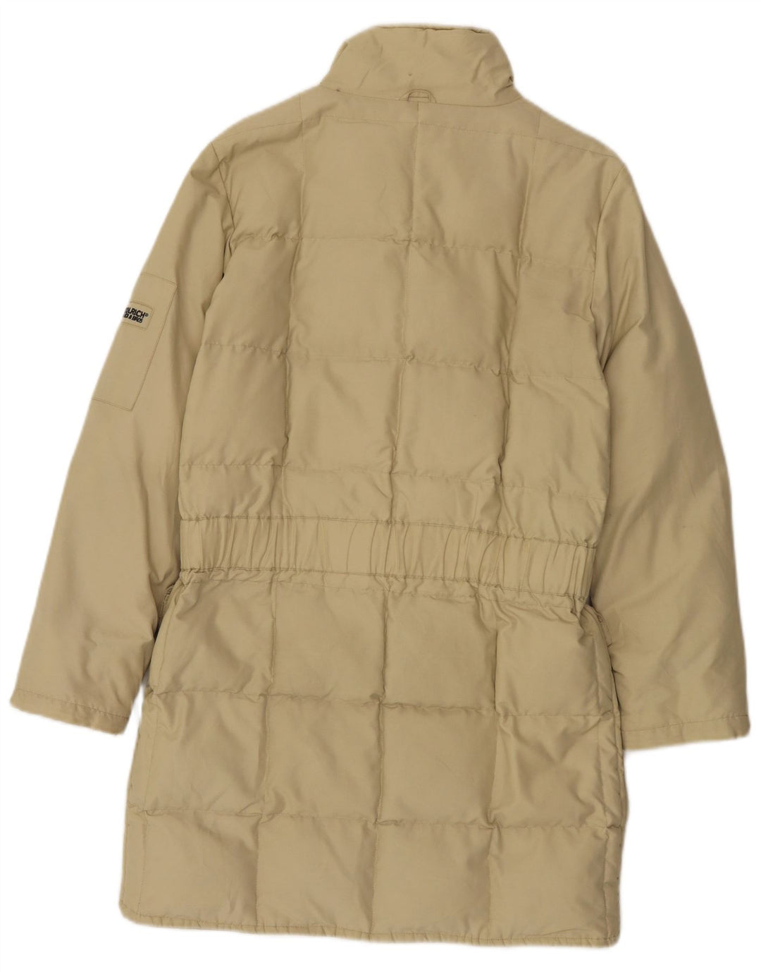 Woolrich Manteau rembourré surdimensionné pour femme UK 10 Petit nylon beige