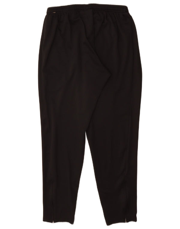 NIKE Pantalon de survêtement Dri Fit pour femme UK 14 Large Noir Polyester